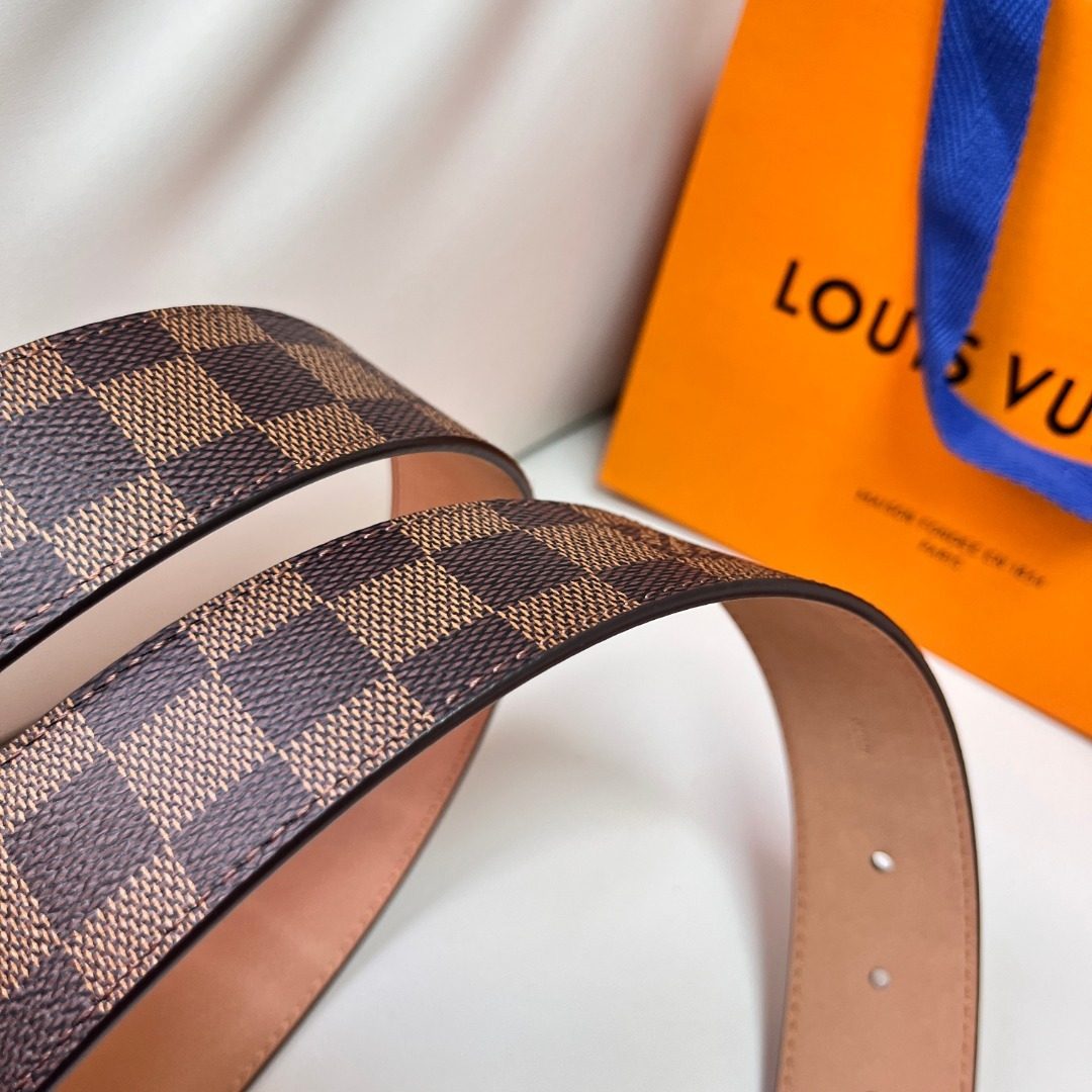Louis Vuitton Damier Canvas Leather Belt