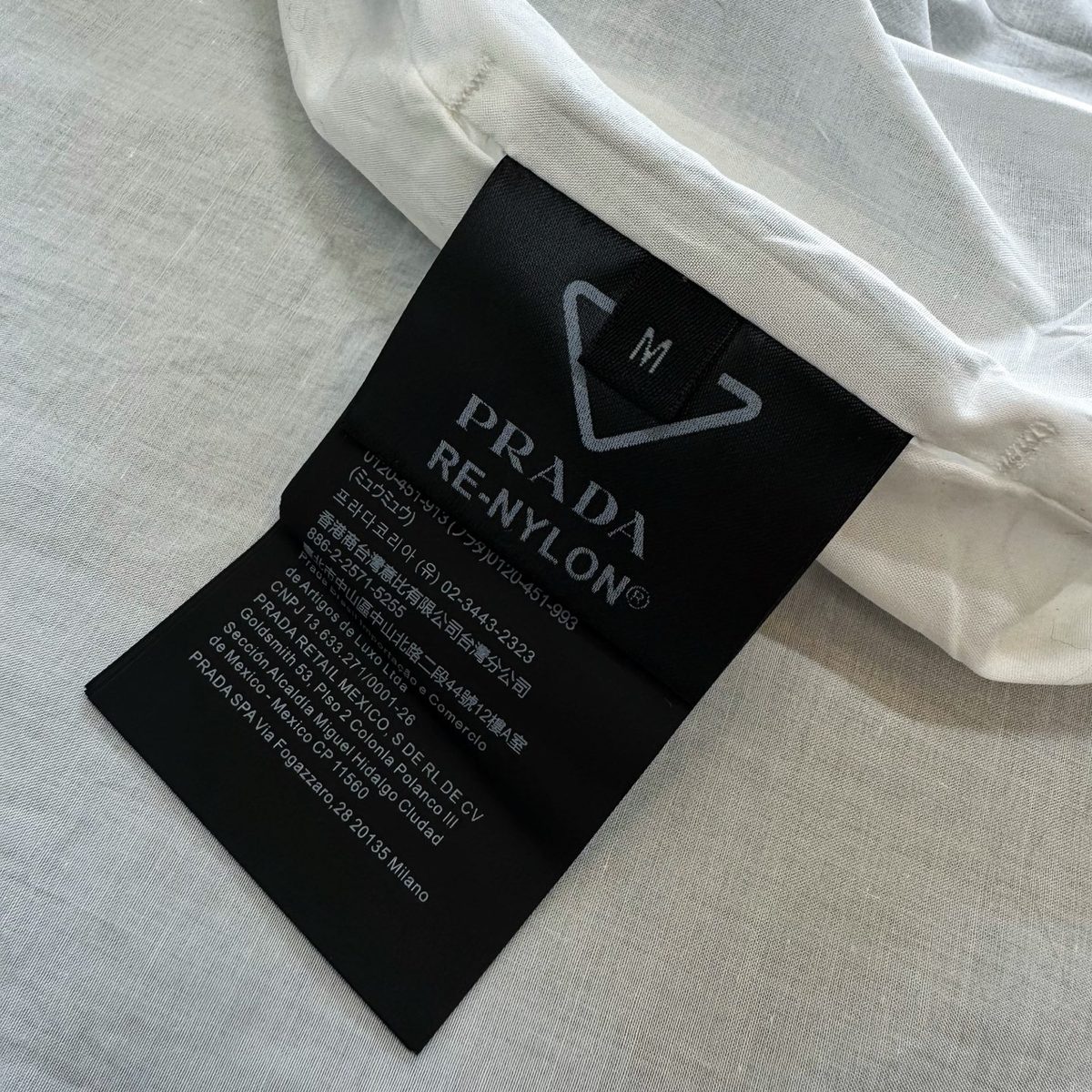Prada Pre-Nylon White T-Shirt