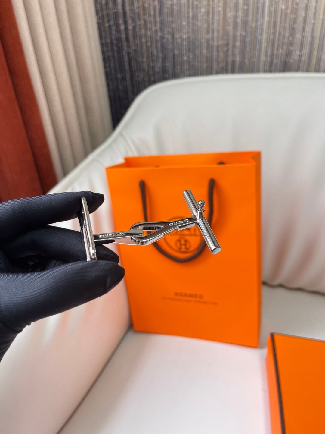 Hermès Constance Leather Belt with H Buckle
