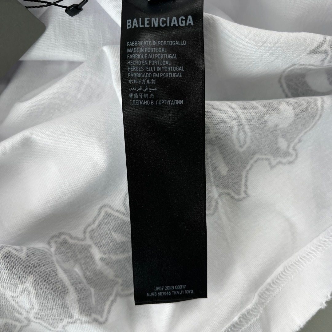 Balenciaga Culture Graphic Print T-Shirt