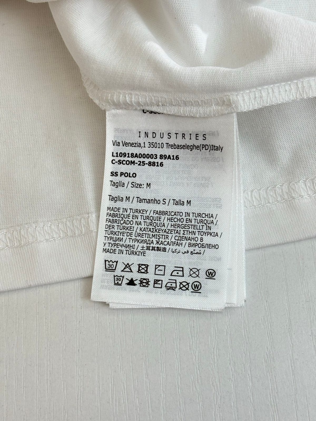 C.P. Company SS Polo Shirt White