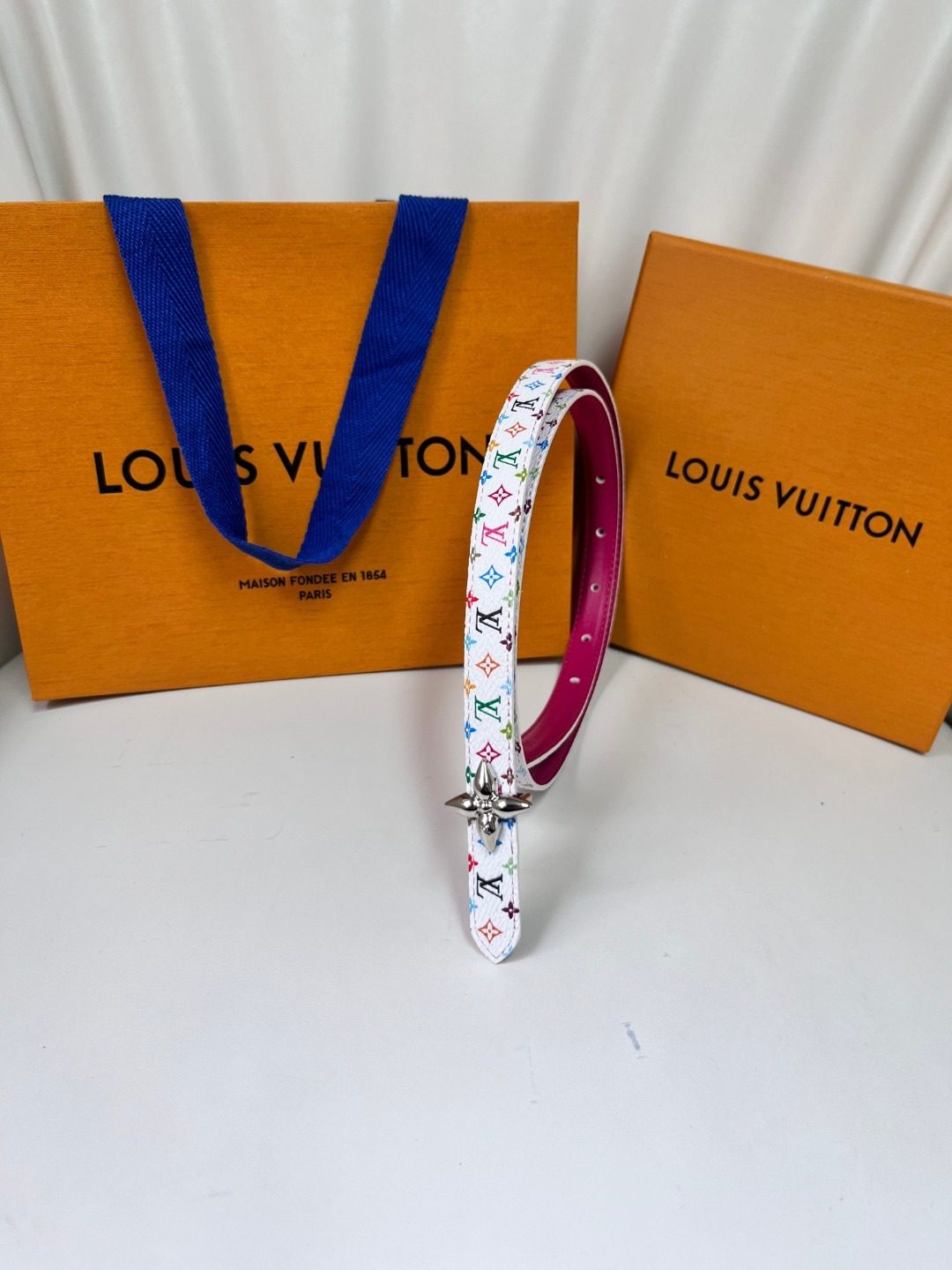 Louis Vuitton Multicolor Monogram Canvas Belt