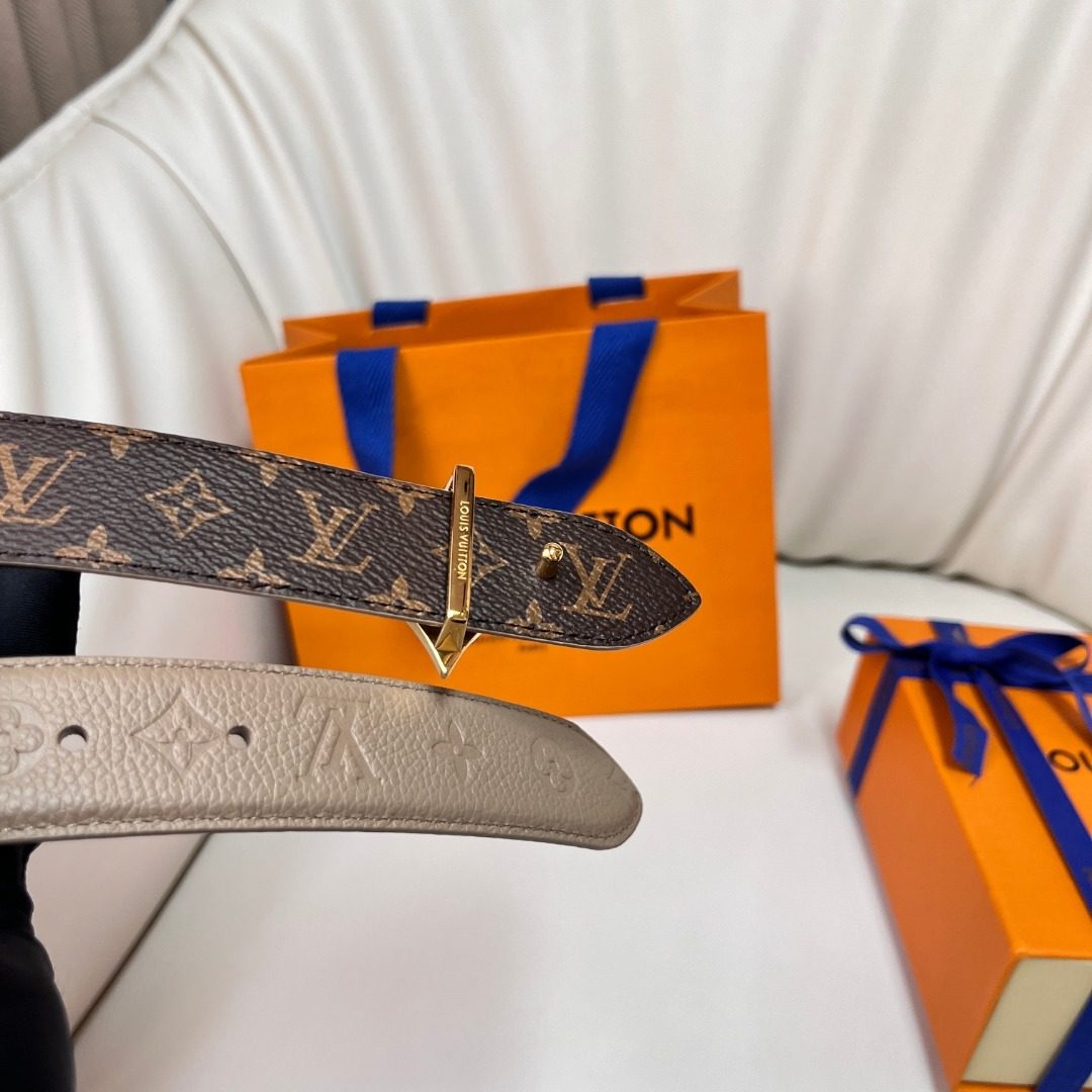 Louis Vuitton Monogram Canvas Reversible Belt