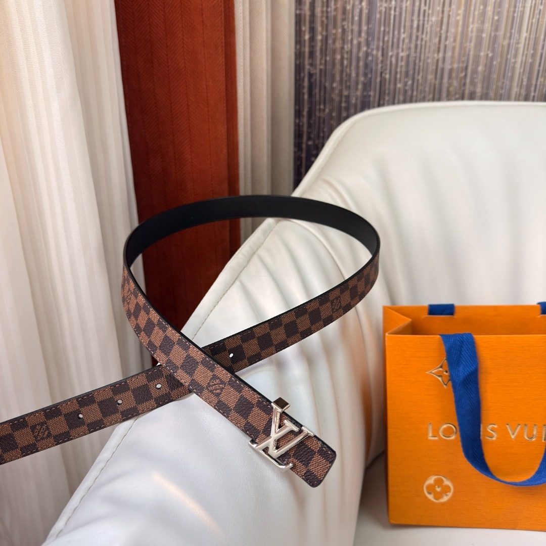 Louis Vuitton Damier Reversible Leather Belt