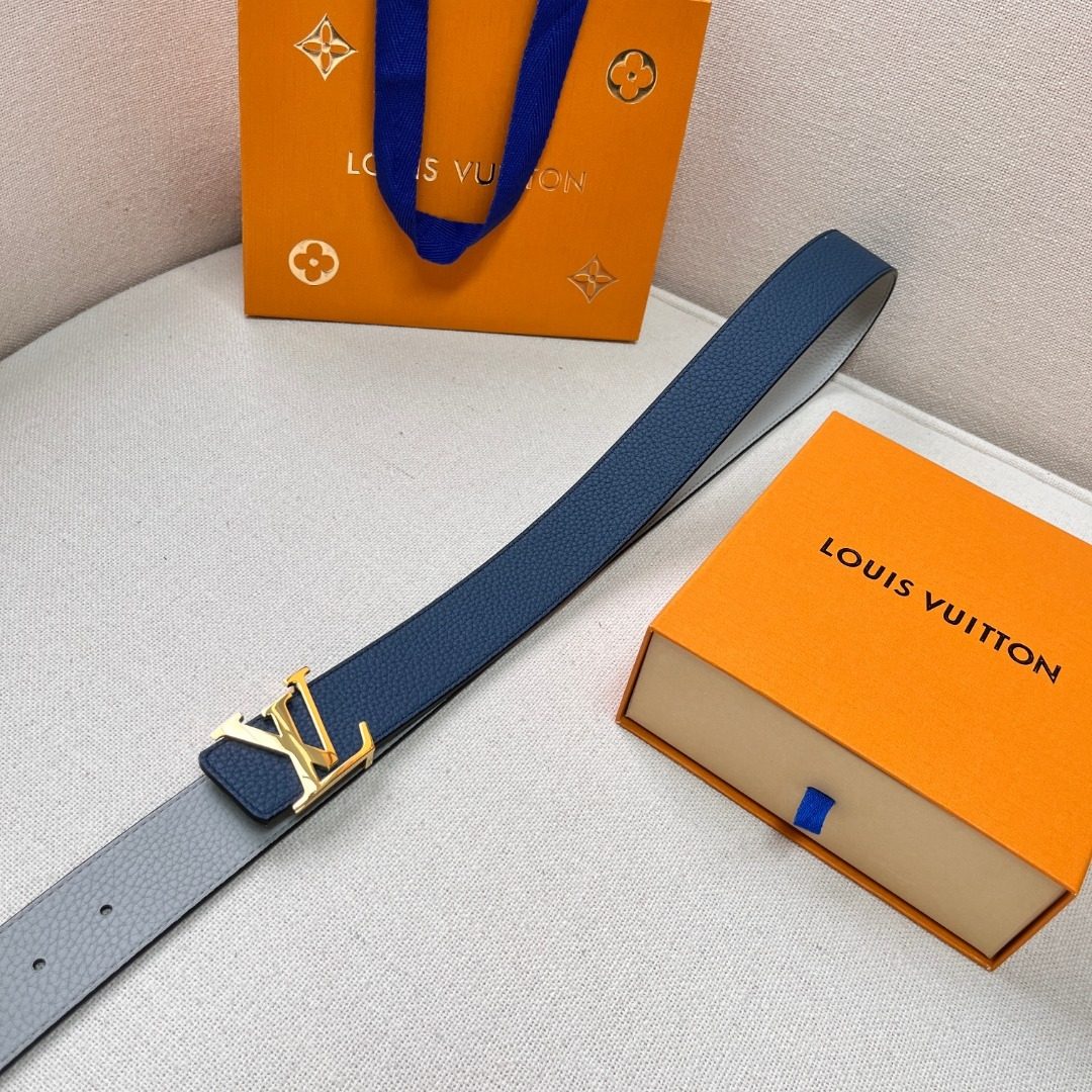 Louis Vuitton LV Initiales Reversible Leather Belt
