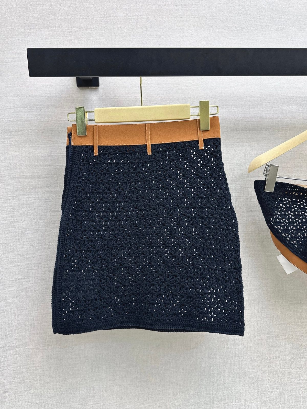 Miu Miu Sequined Knit Mini Skirt