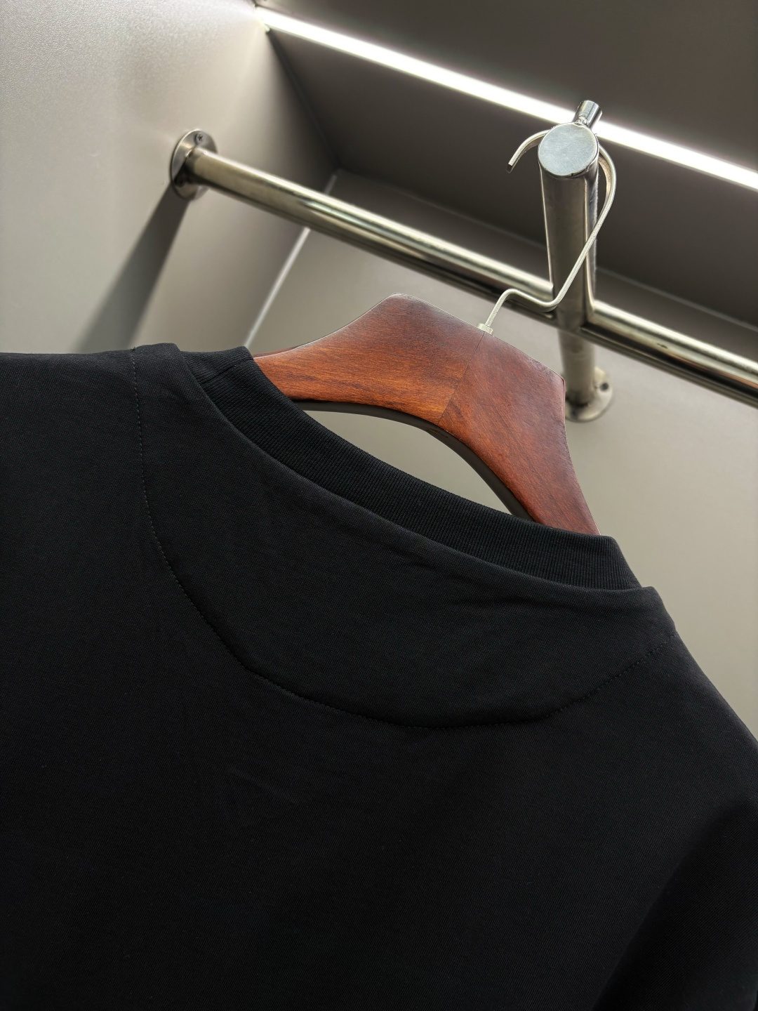 Burberry Black Crewneck T-Shirt