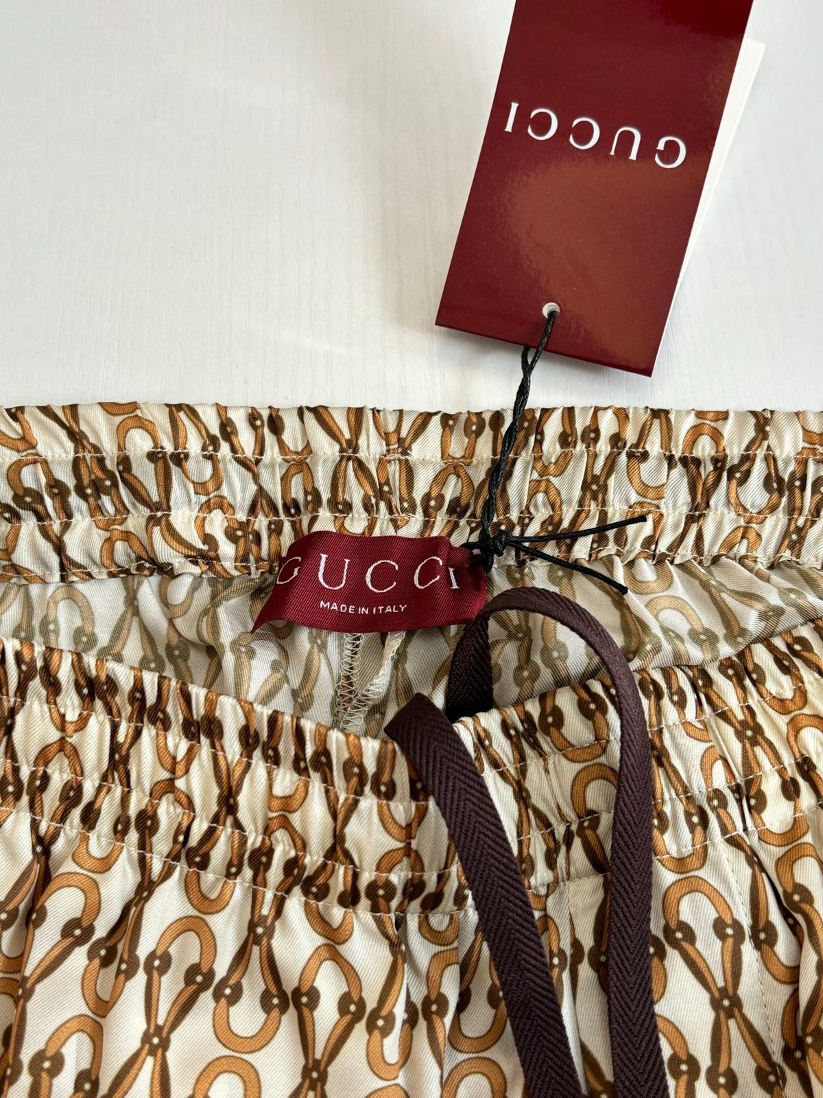 Gucci GG Monogram Silk Short-Sleeve Shirt