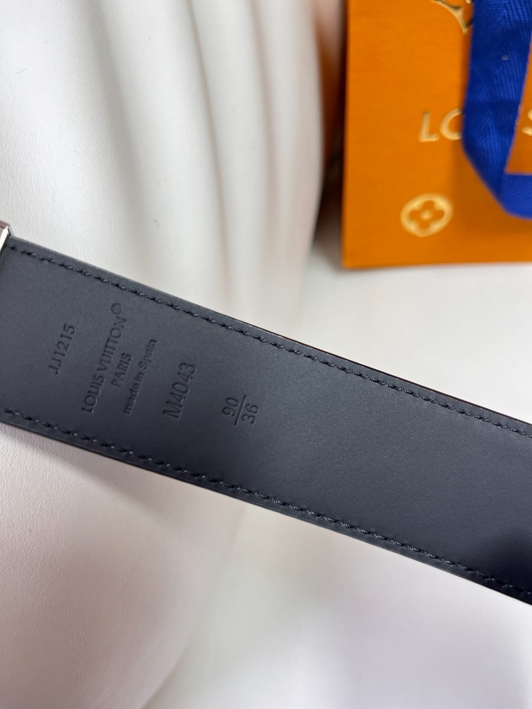 Louis Vuitton Epi Leather Belt Black