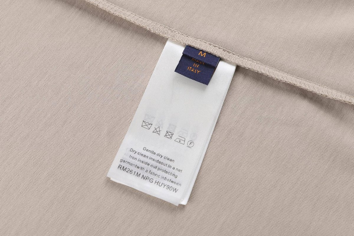 Louis Vuitton Embossed Crewneck Short Sleeve T-Shirt