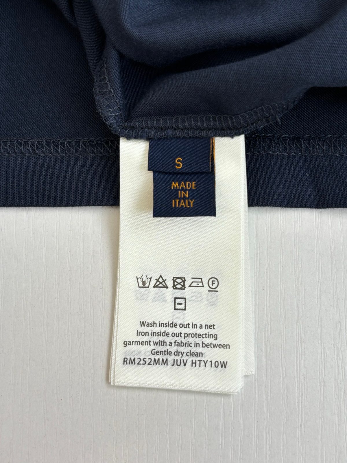 Louis Vuitton Navy Crewneck T-Shirt Size S