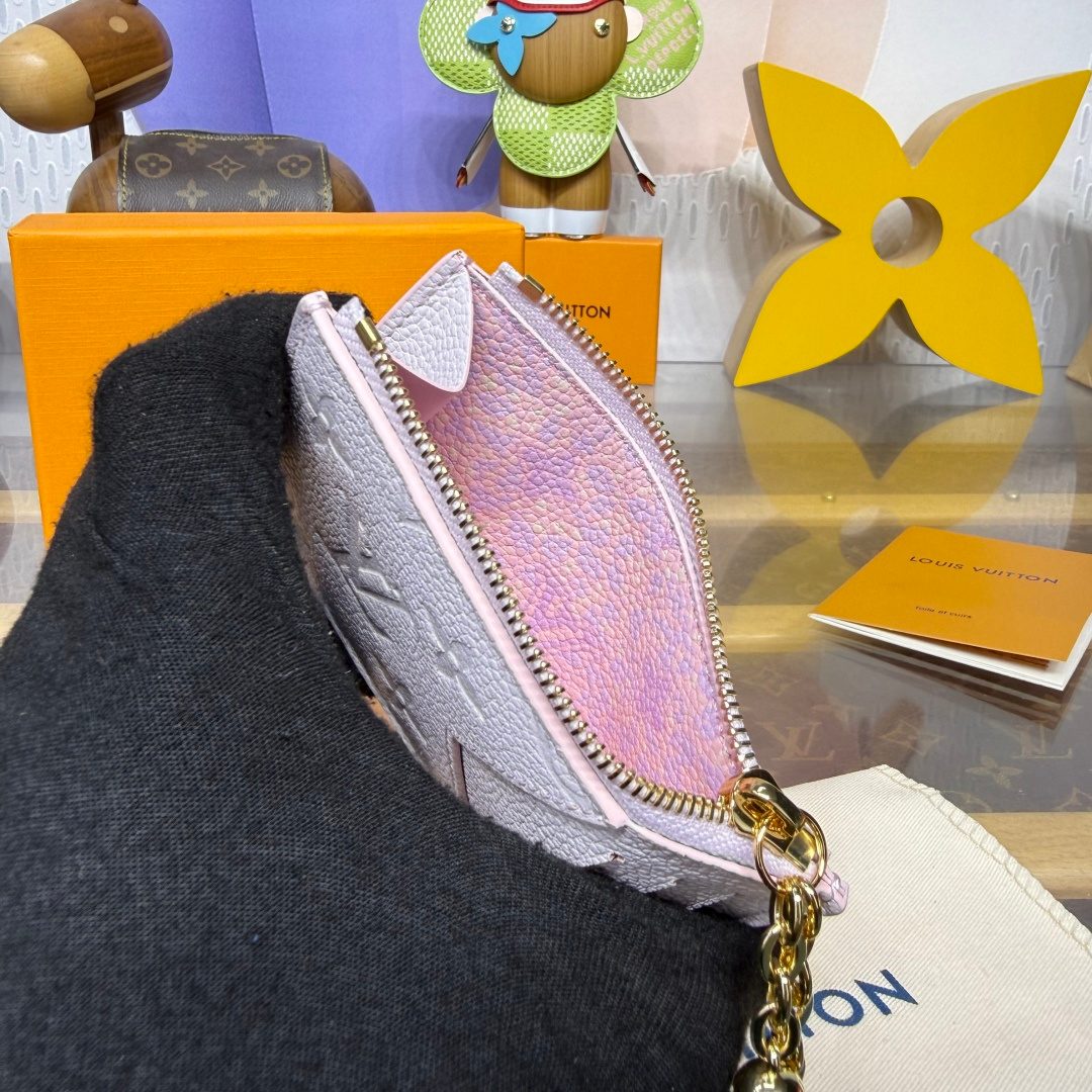 Louis Vuitton Bicolor Leather Coin Pouch