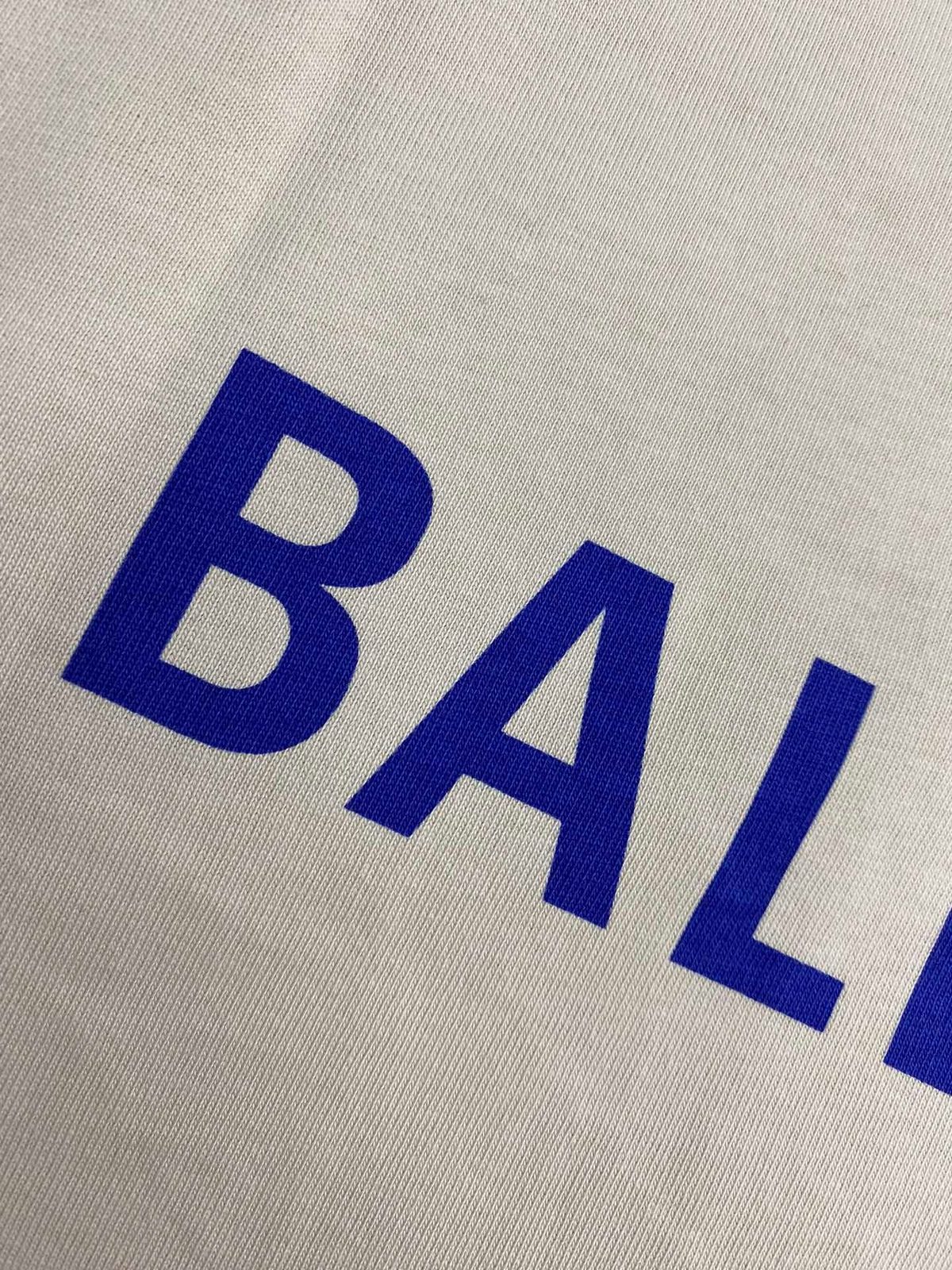 Balenciaga Blue Logo Crewneck T-Shirt