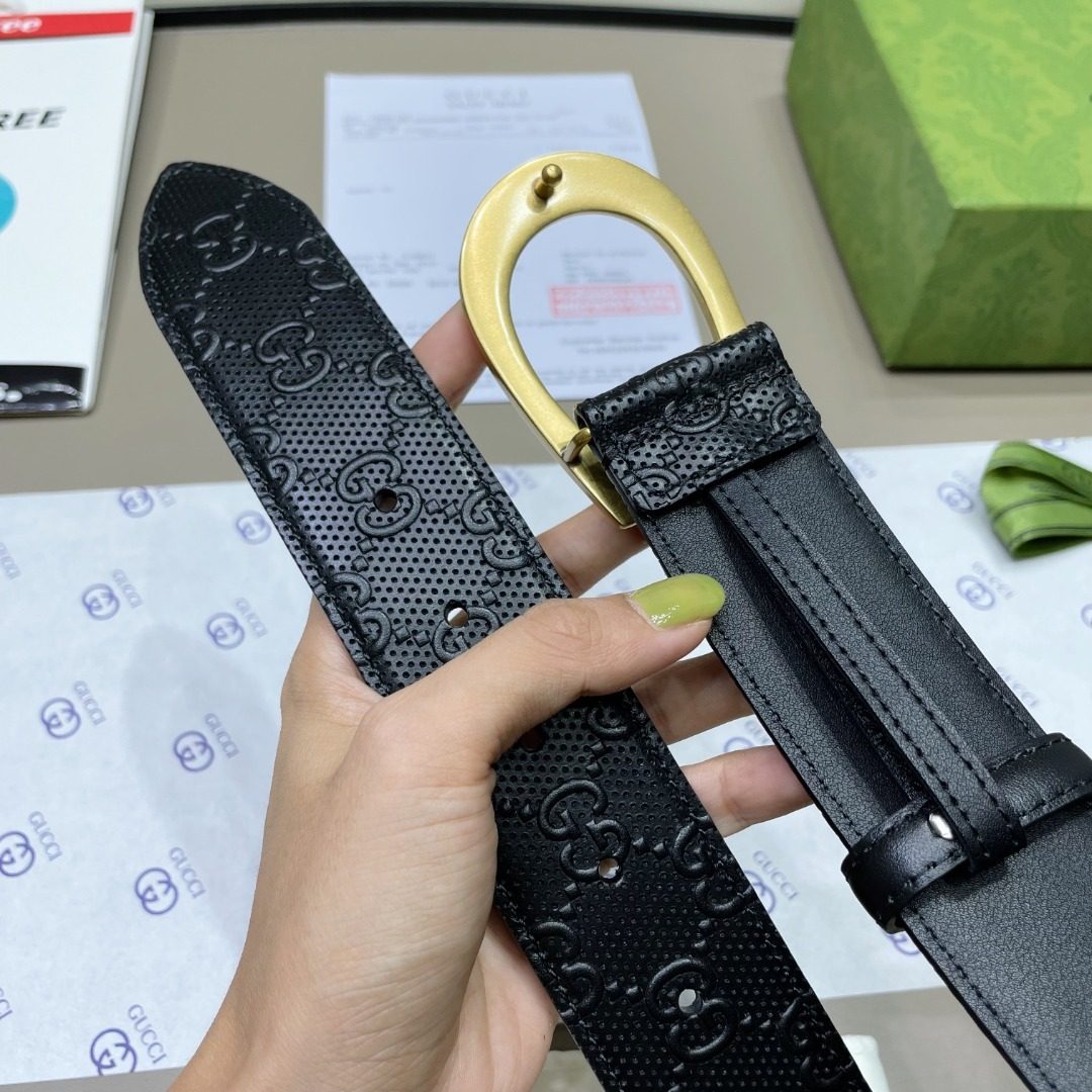 Gucci GG Marmont Leather Belt