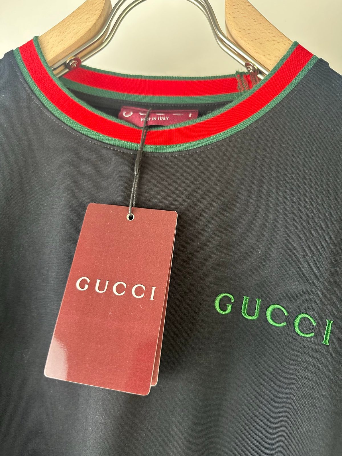 Gucci Web Stripe Crewneck T-Shirt