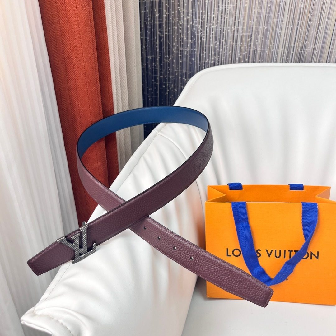Louis Vuitton Reversible Leather Belt