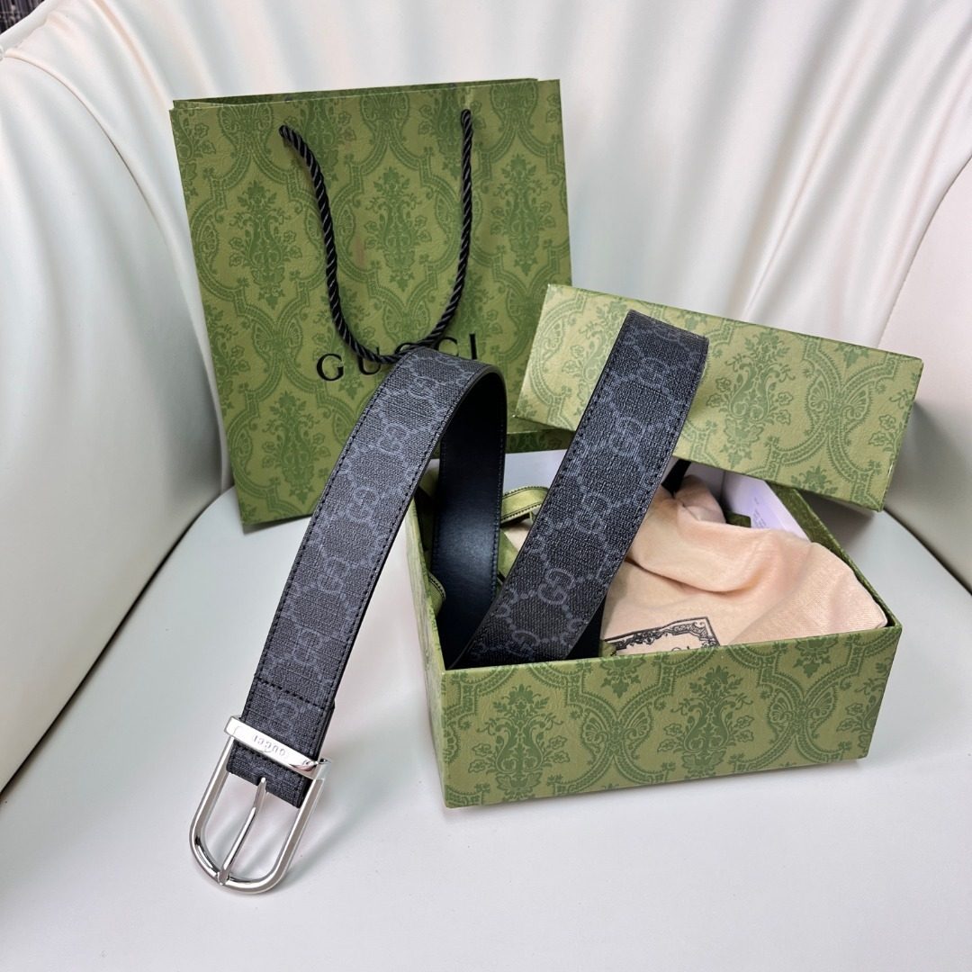 Gucci GG Canvas Monogram Belt