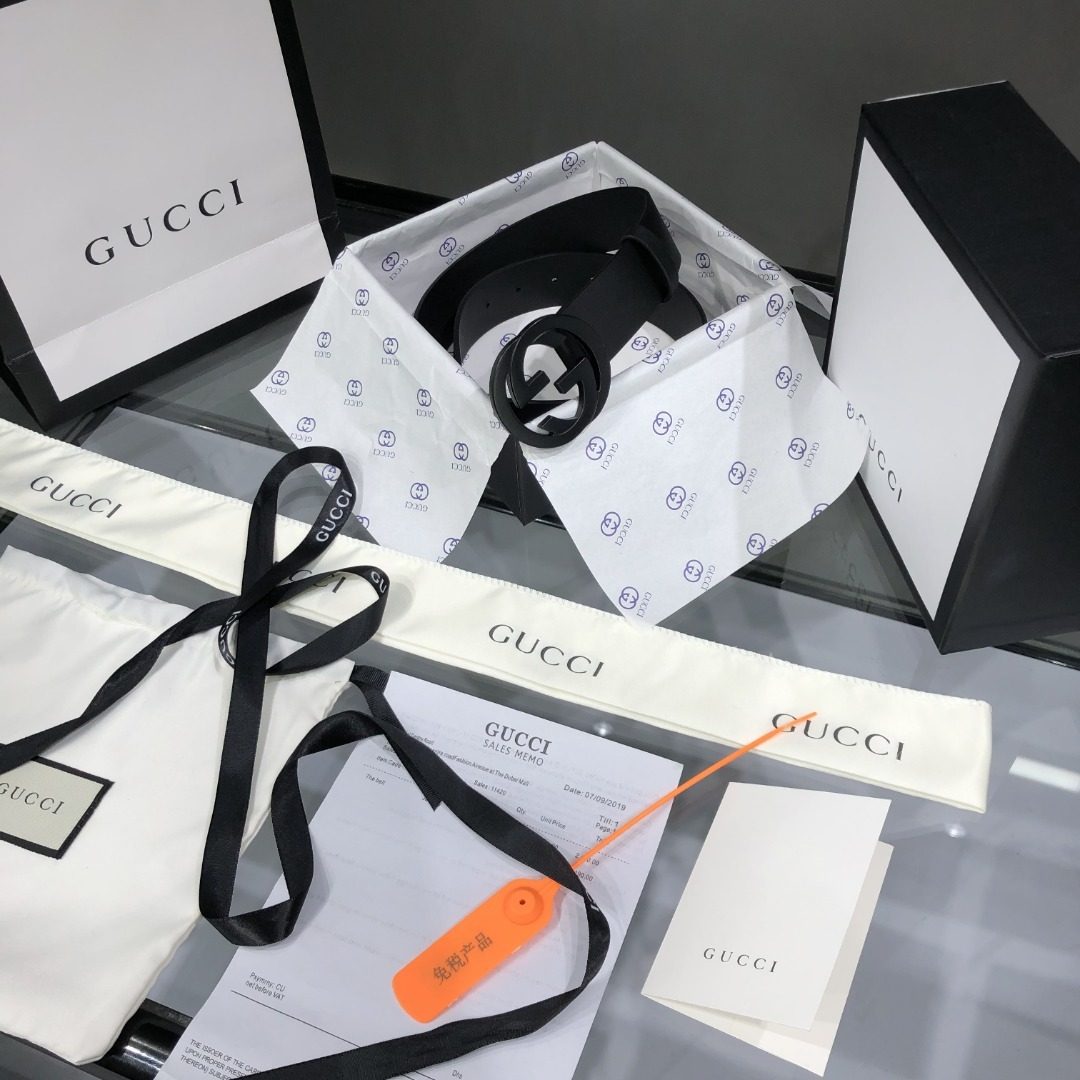 Gucci GG Marmont Leather Belt