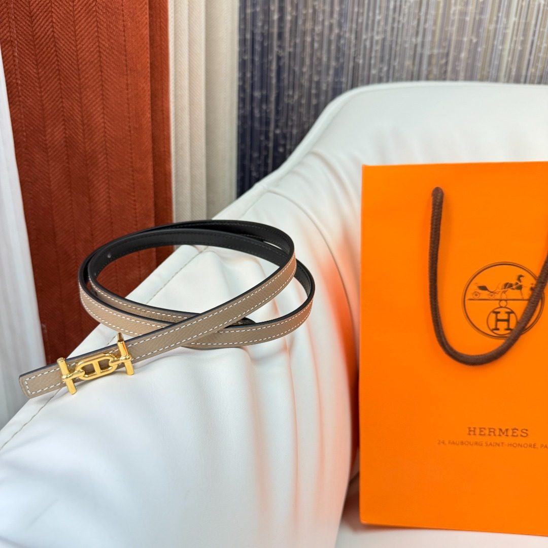 Hermès Reversible Leather Wrap Belt