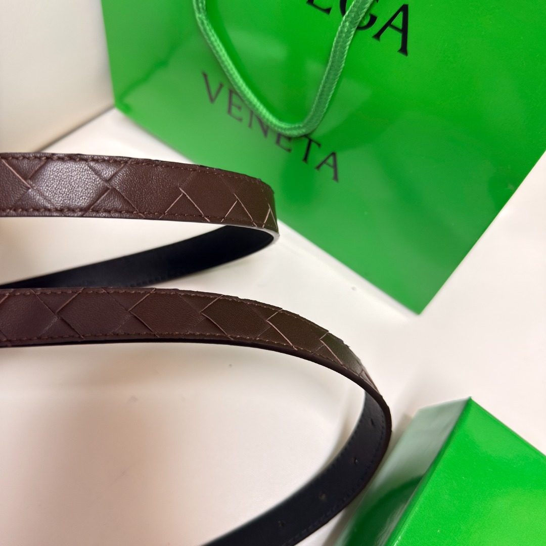 Bottega Veneta Intrecciato Leather Belt