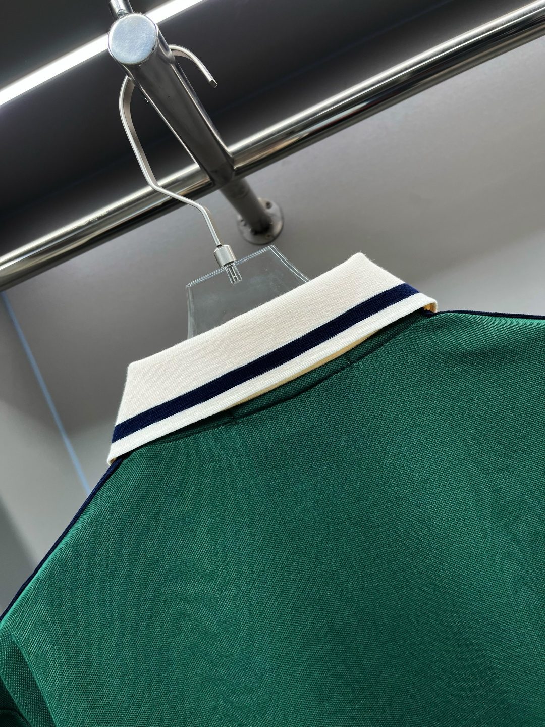 Burberry Striped Collar Polo Shirt