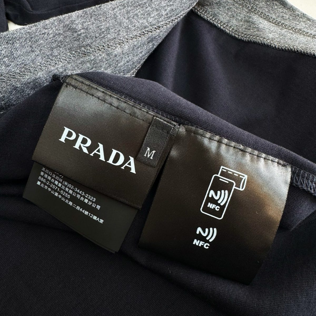 Prada NFC-Enabled Crewneck T-Shirt