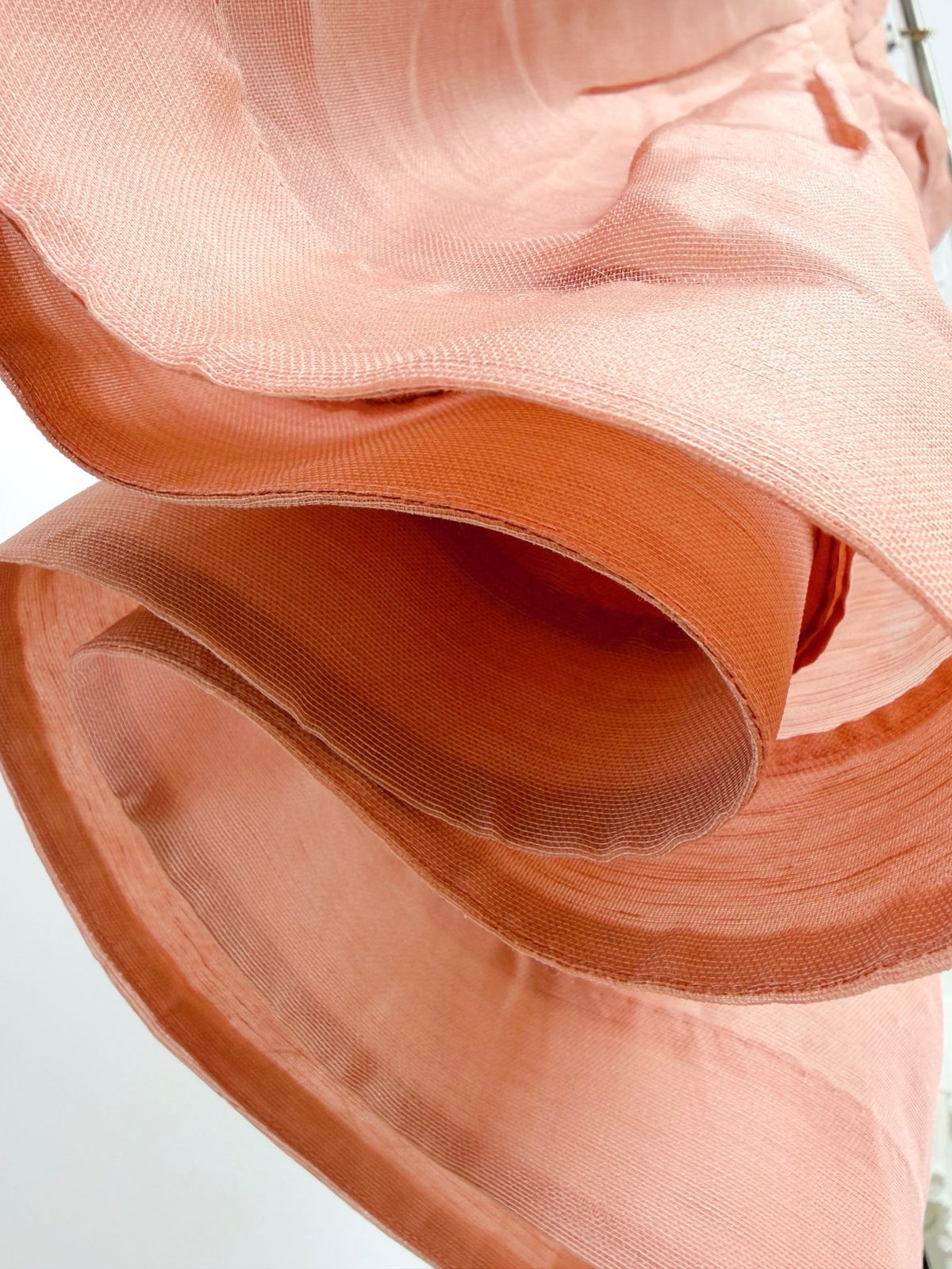 Linen Silk Bustier Mini Dress Peony