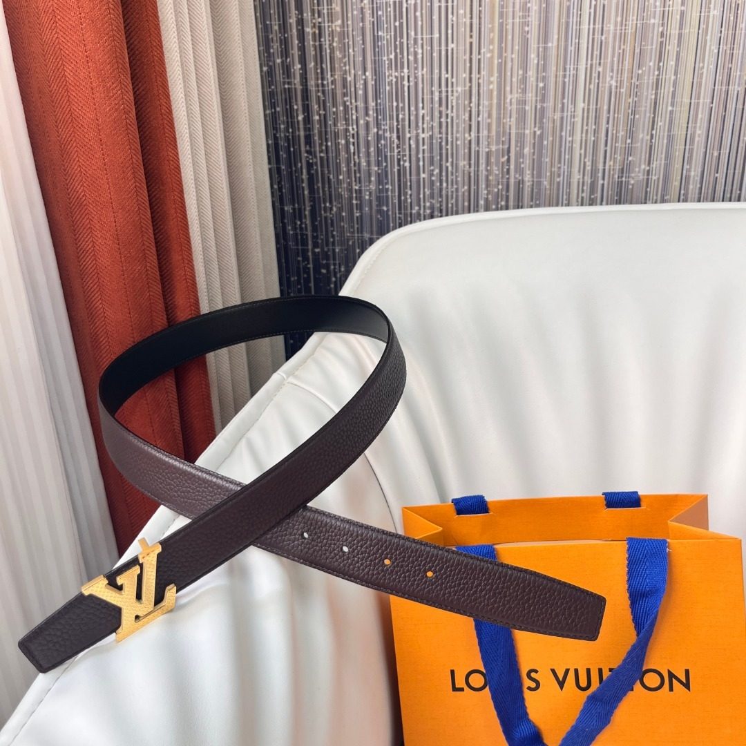 Louis Vuitton Monogram LV Reversible Leather Belt