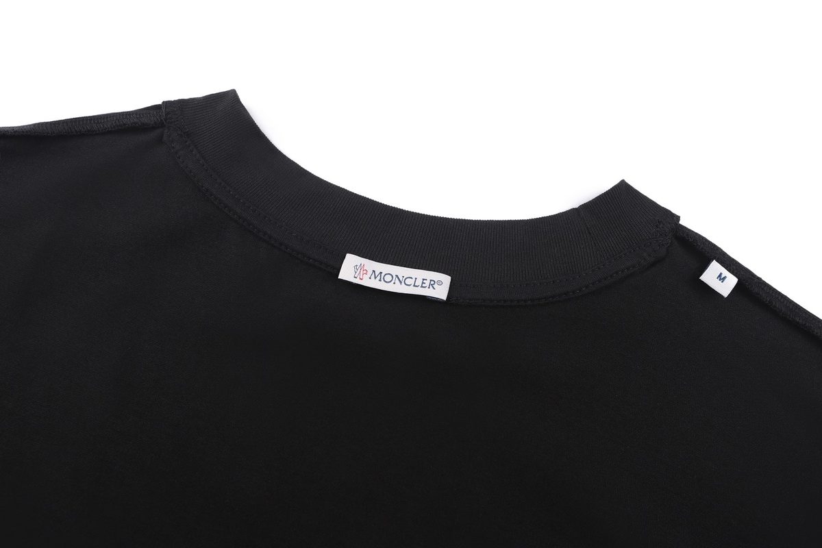 Moncler Black Crewneck T-Shirt