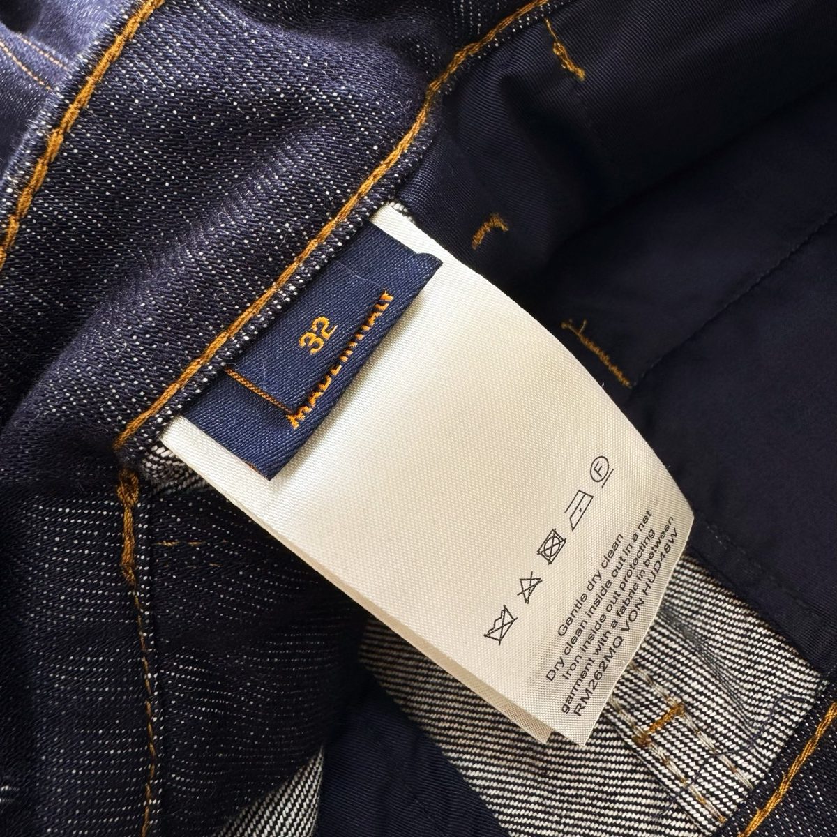 Louis Vuitton Dark Indigo Denim Jeans