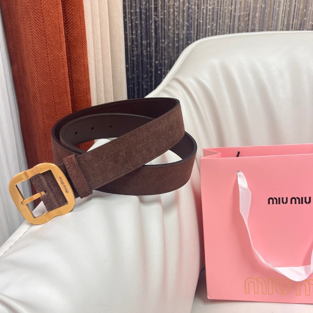 Miu Miu Leather Belt
