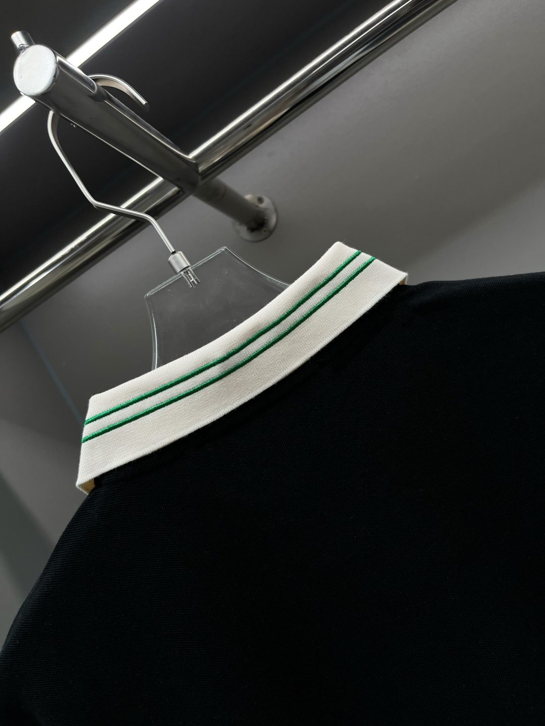 Burberry Striped Collar Polo Shirt