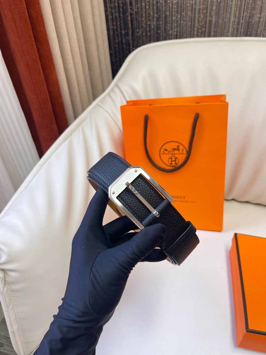 Hermès Reversible Leather Belt