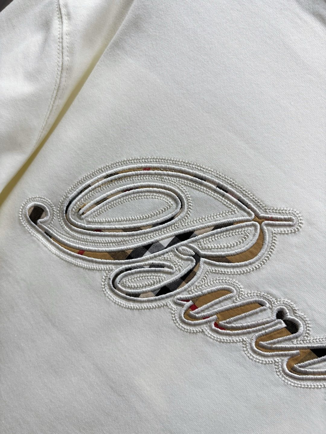 Burberry Embroidered Logo T-Shirt