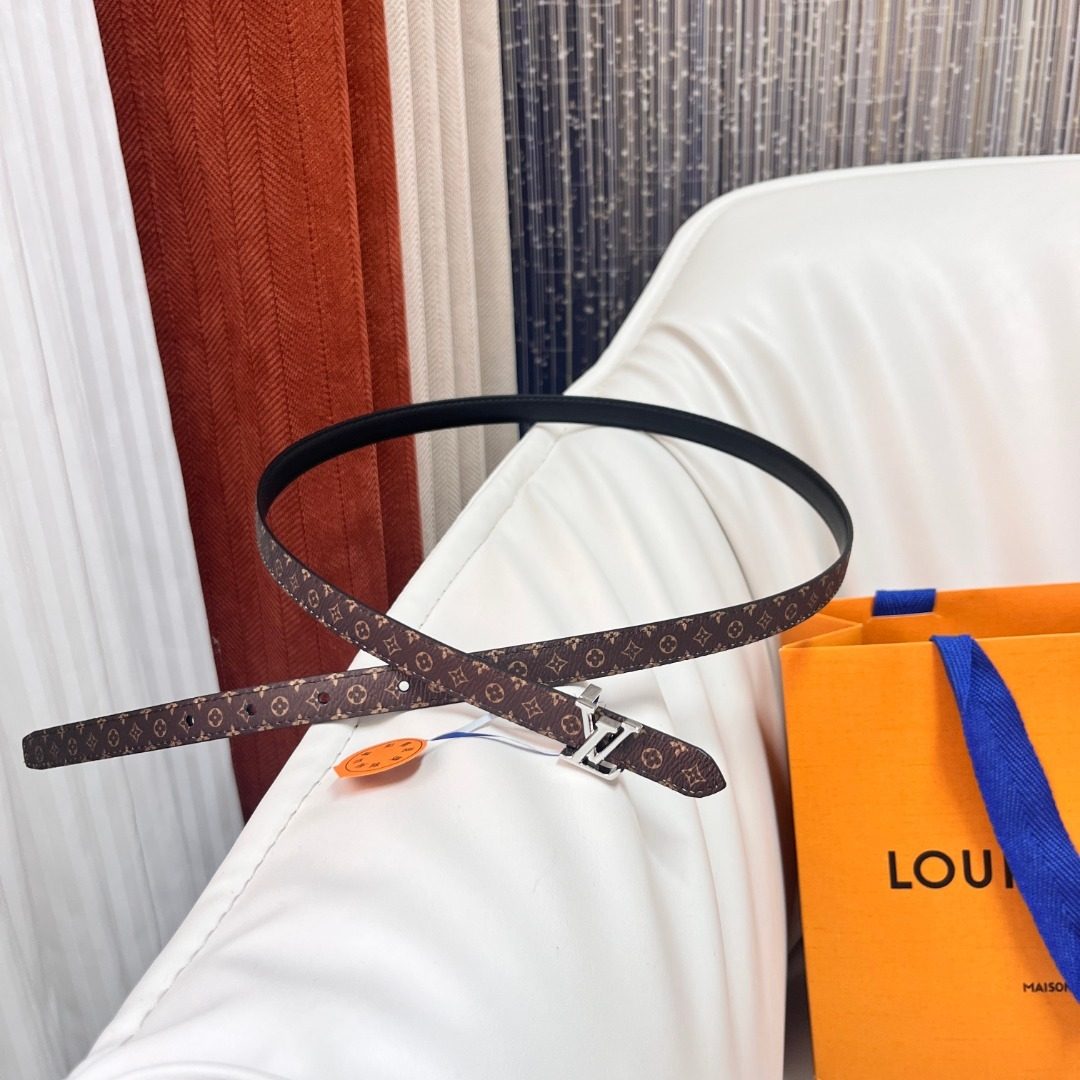 Louis Vuitton Monogram Canvas Leather Belt