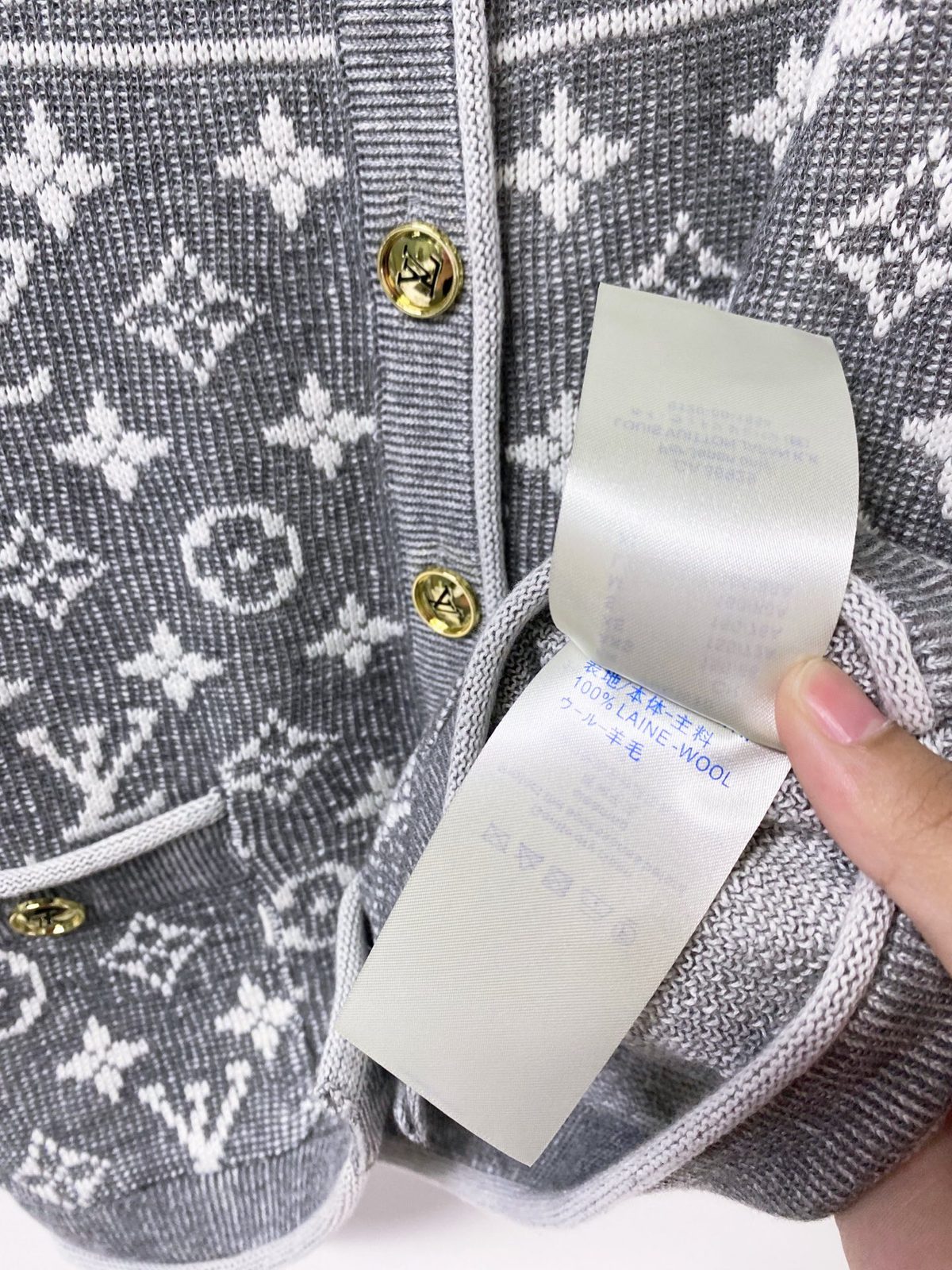 Louis Vuitton Monogram Wool Knit Vest