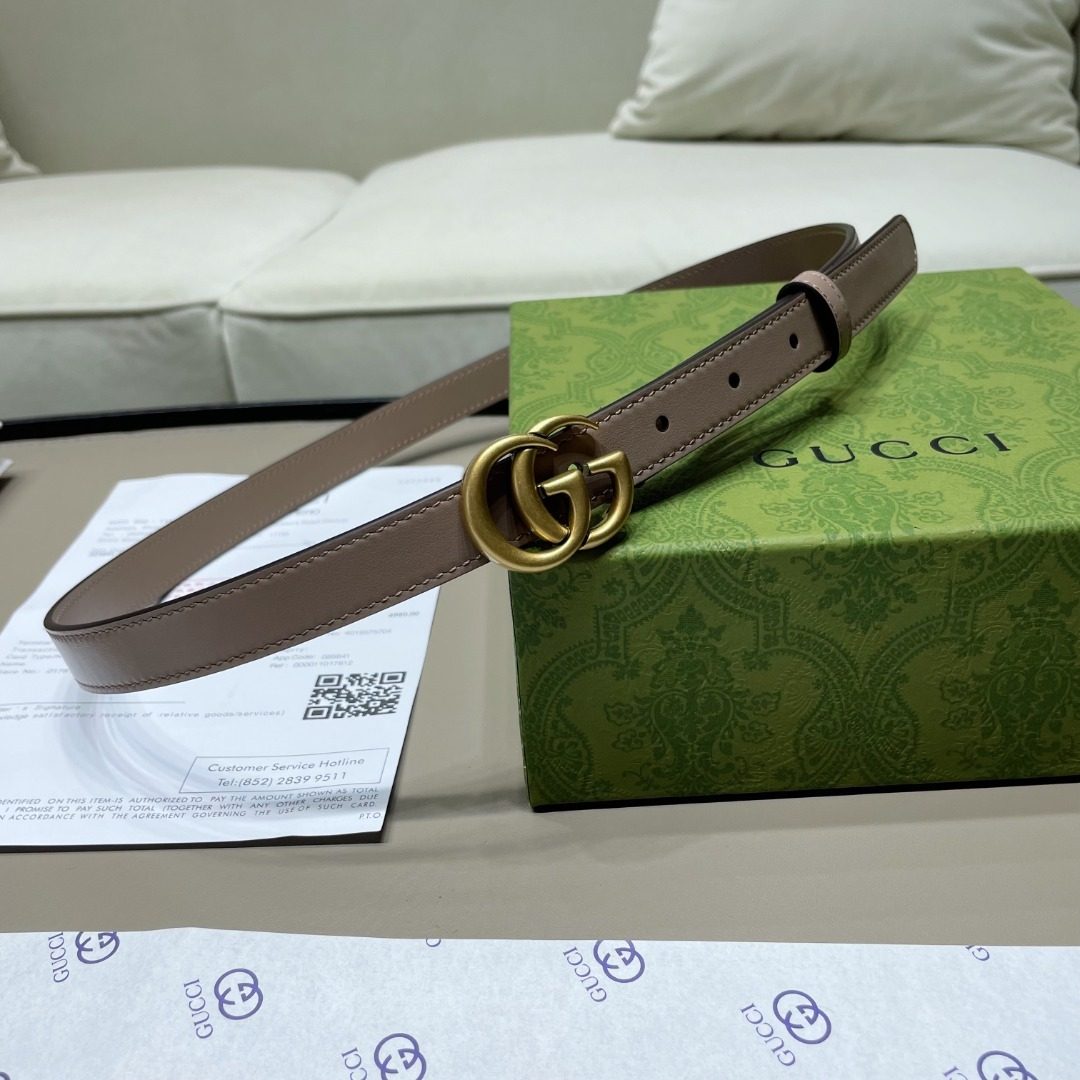 Gucci GG Marmont Leather Belt