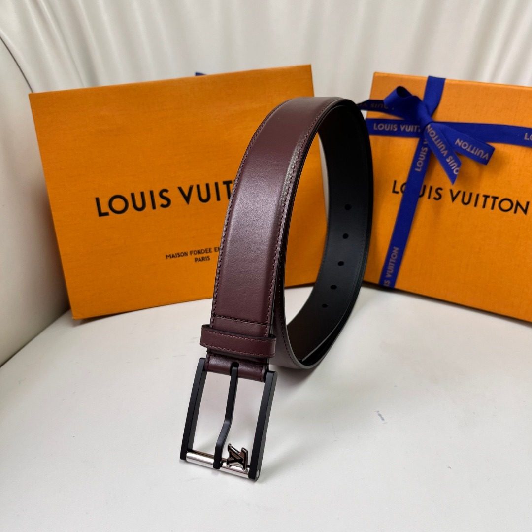 Louis Vuitton Reversible Leather Belt