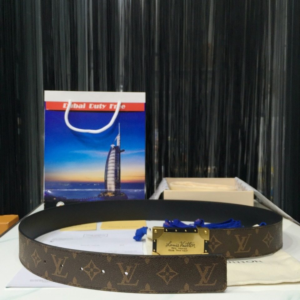 Louis Vuitton Monogram Canvas Belt