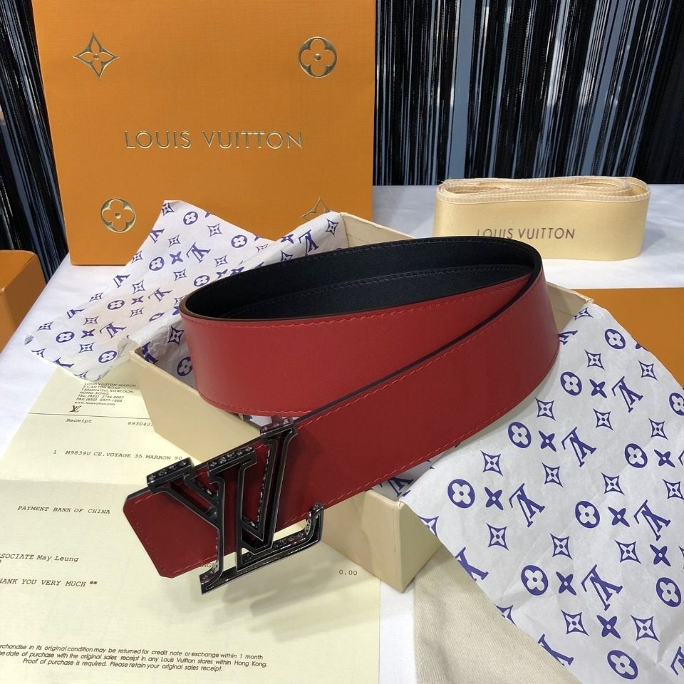 Louis Vuitton Damier Azur Canvas Belt