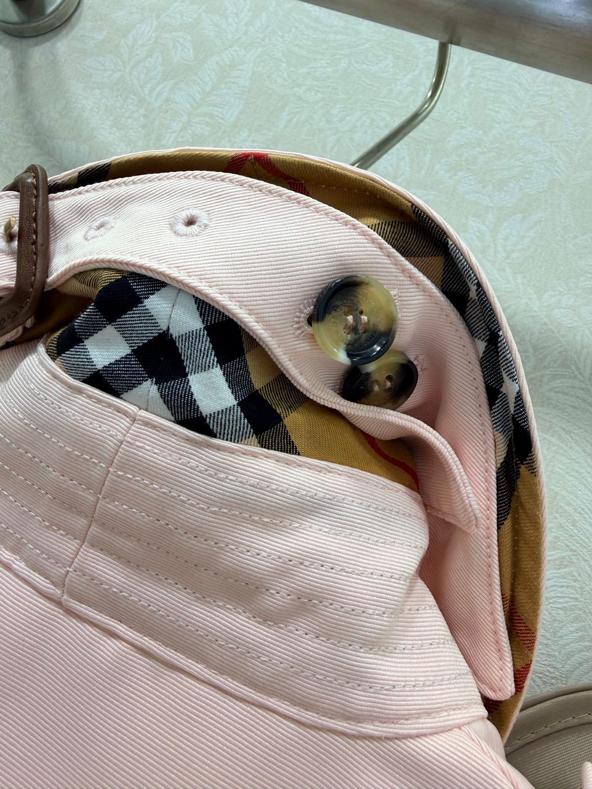 Burberry London England Trench Coat Pink