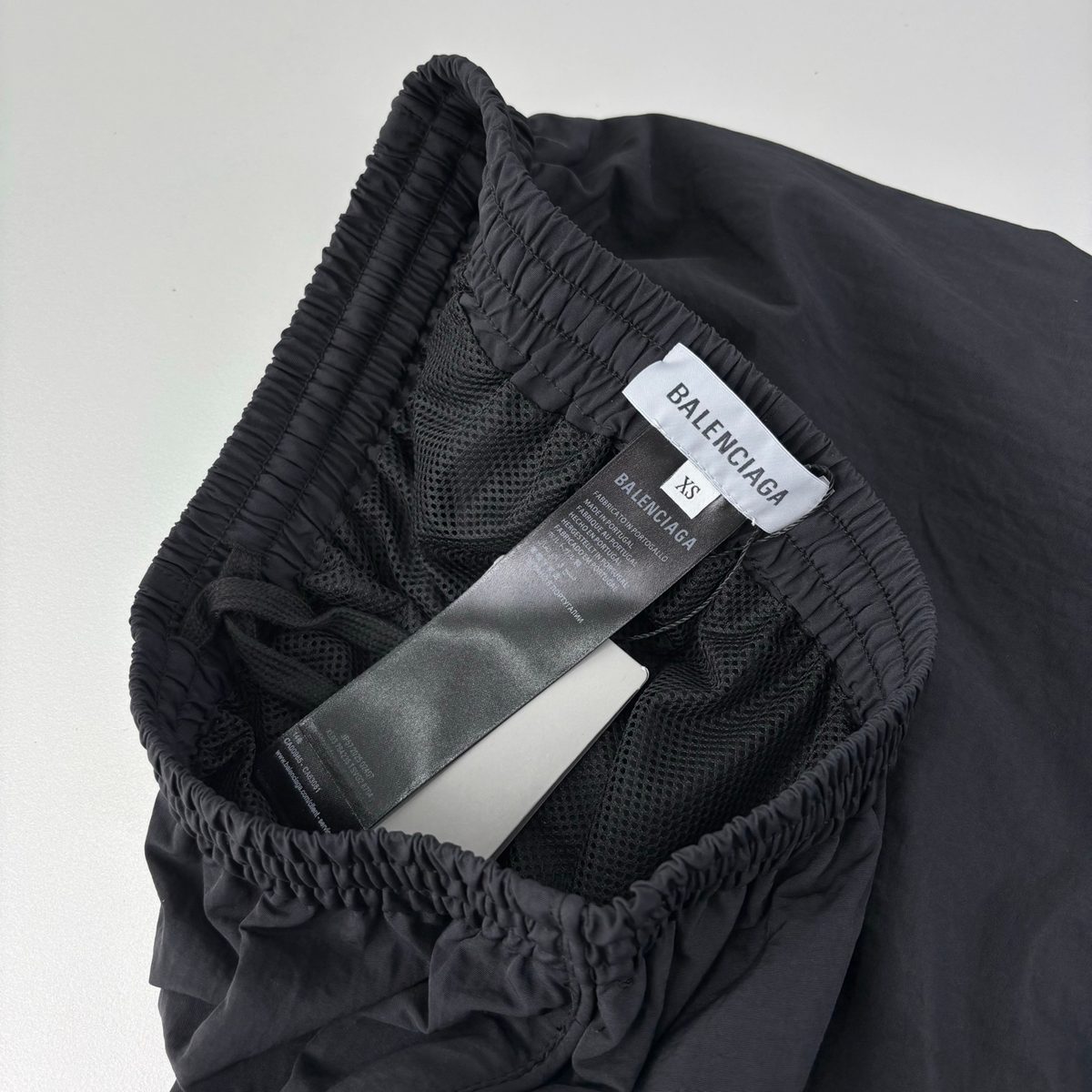 Balenciaga Black Ring Logo Shorts