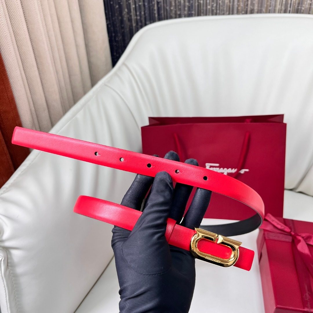 Salvatore Ferragamo Reversible Leather Belt