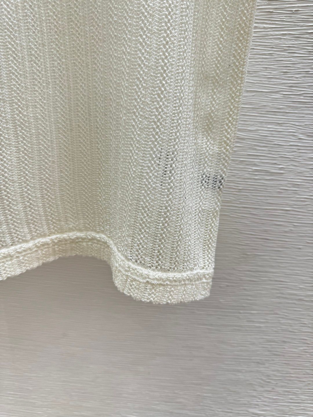 Miu Miu Ribbed Knit Tank Top