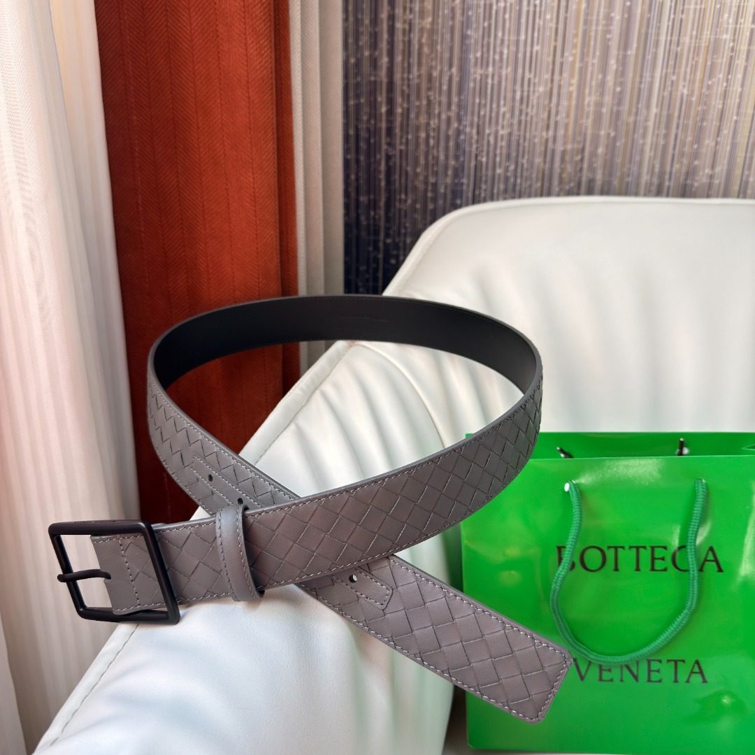 Bottega Veneta Intrecciato Leather Belt