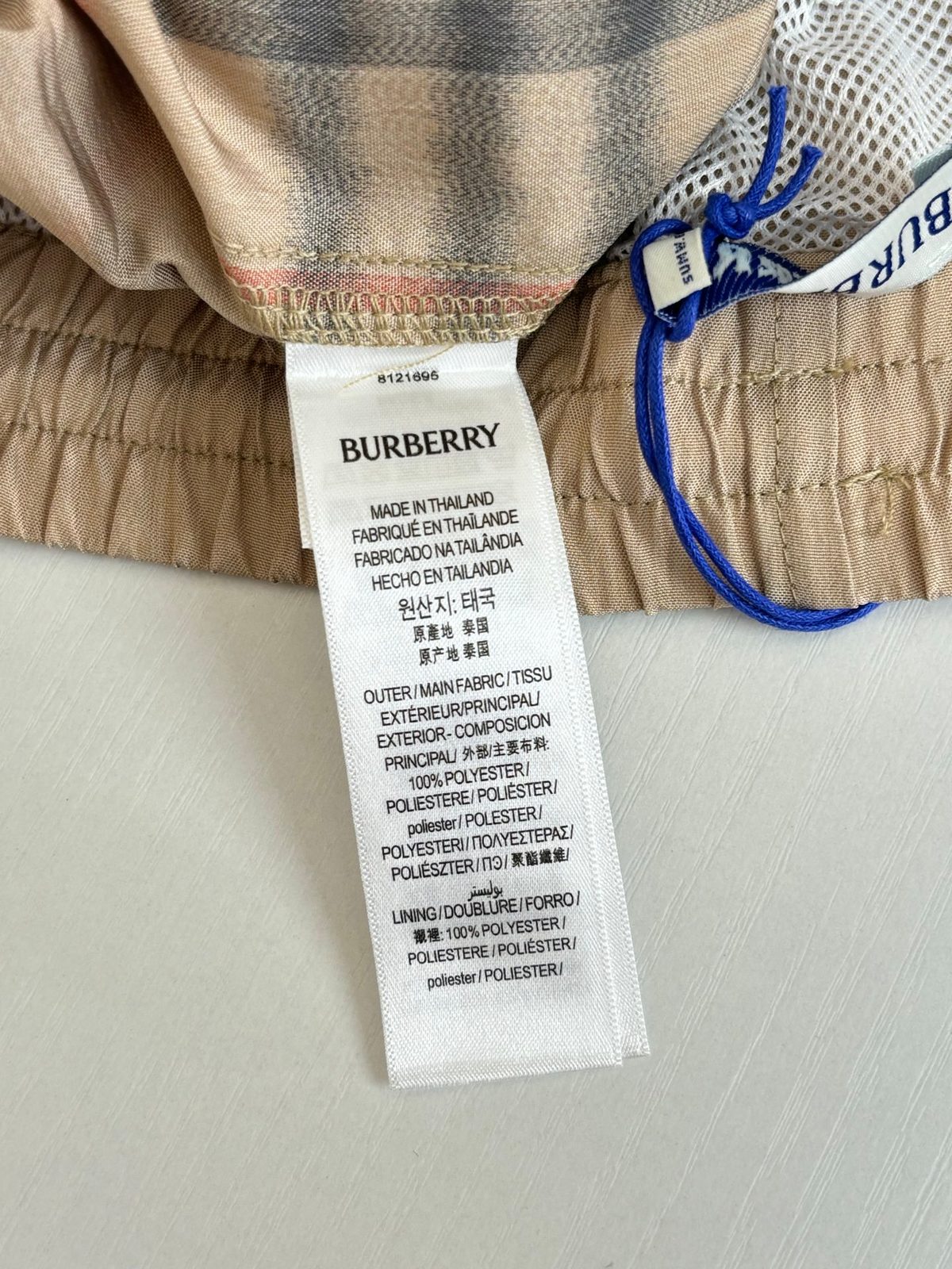 Burberry Vintage Check Plaid Shorts