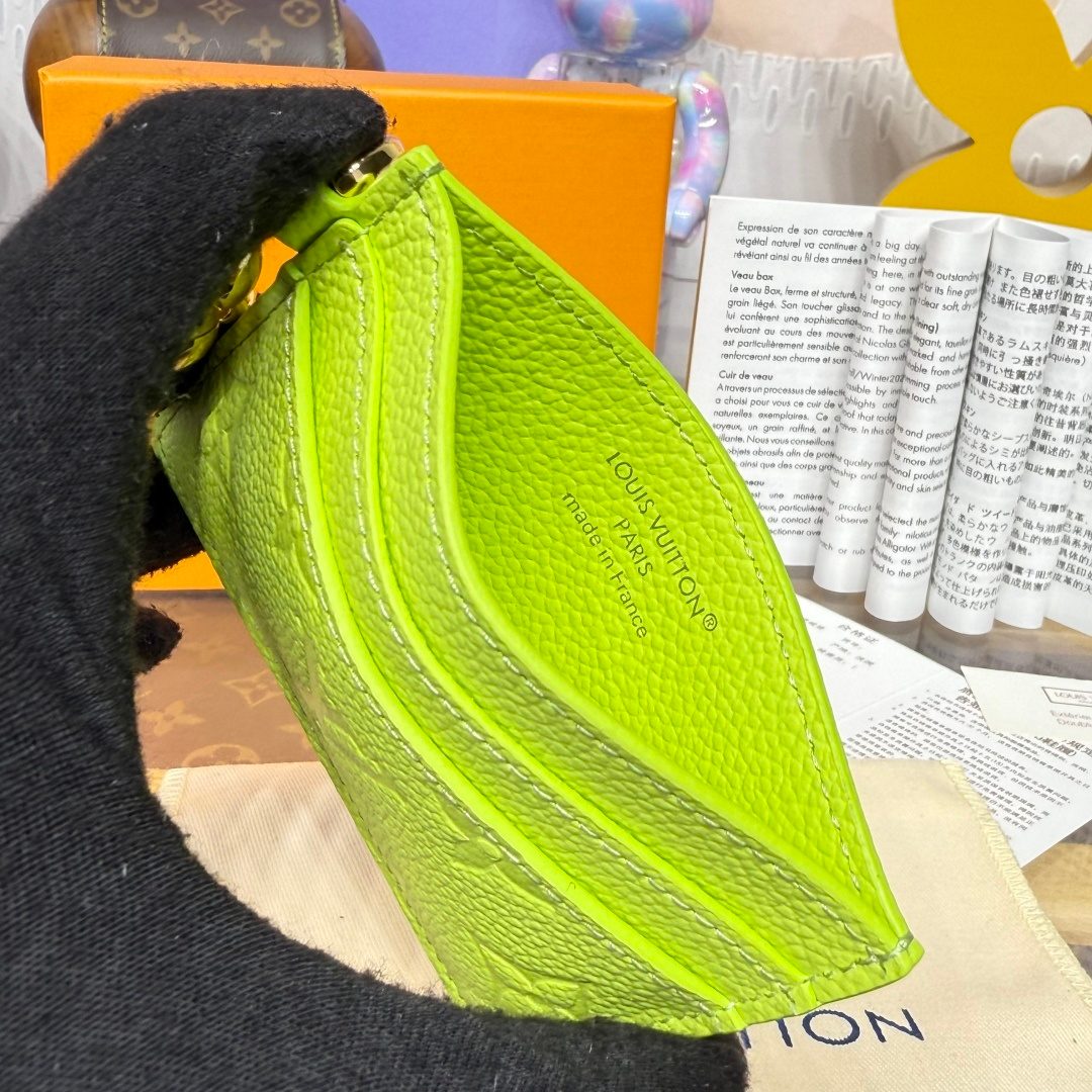 Louis Vuitton Coussin Neon Yellow Wallet