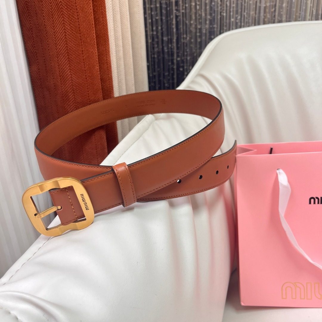Miu Miu Leather Belt