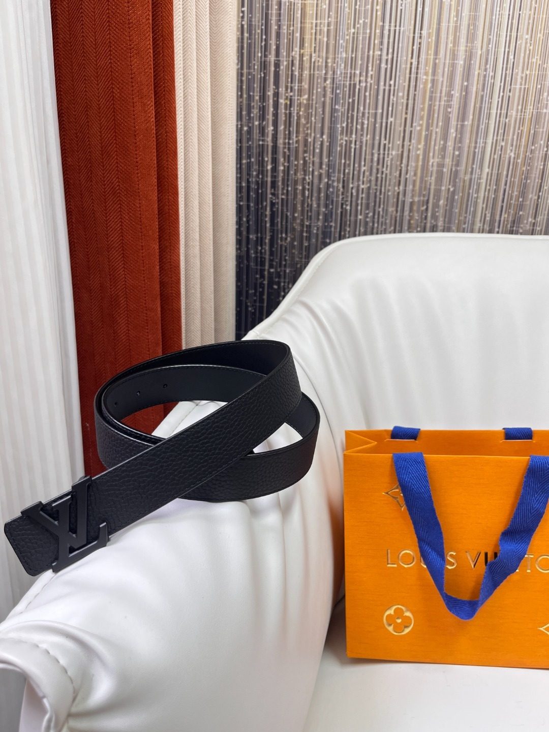 Louis Vuitton Damier Leather Belt