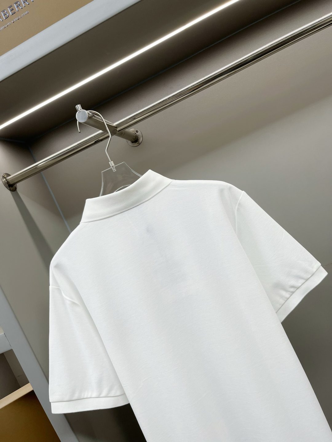 Burberry Men's White Polo Shirt
